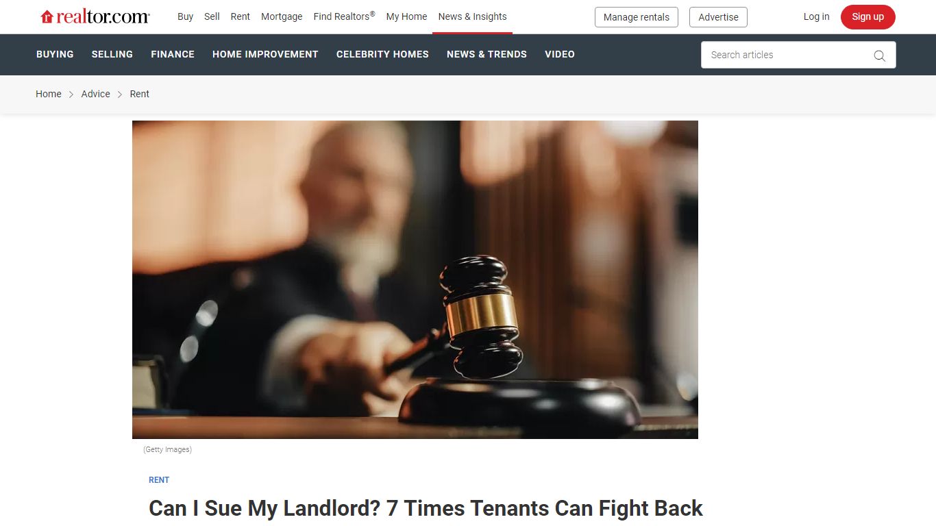 Can I Sue My Landlord? 7 Times Tenants Can Fight Back - realtor.com